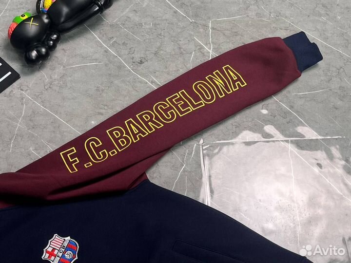 Зип худи Nike Barcelona футбольная