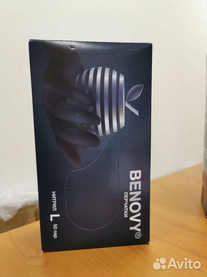 Нитриловые перчатки Benovy