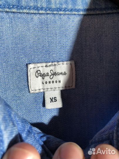 Pepe Jeans Рубашка джинсовая женская оригинал