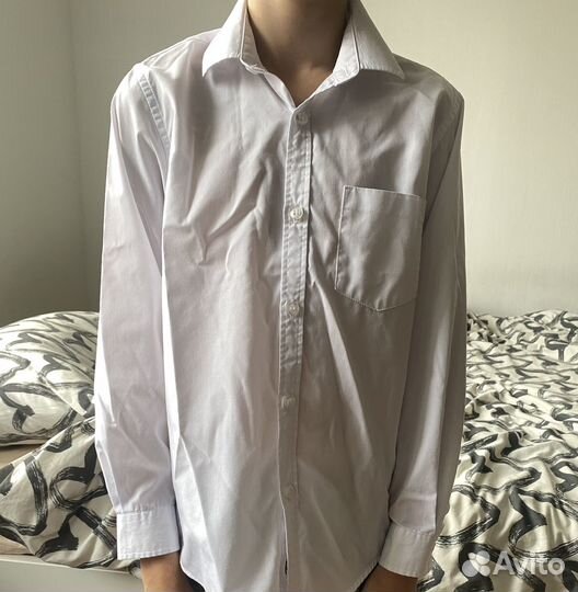 Рубашка школьная для мальчика 134-140