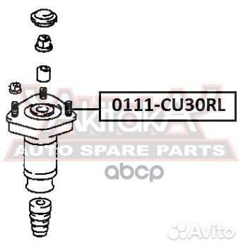 Опора амортизатора зад лев 0111CU30RL asva