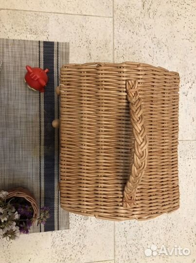 Домик -сундучок плетеный