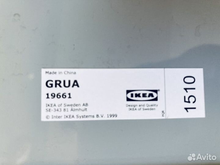 Зеркало IKEA grua в черной раме