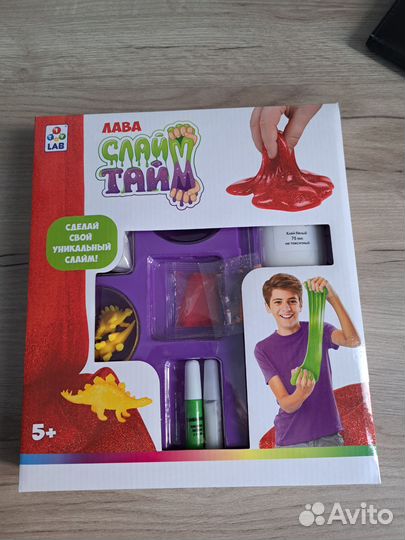 Набор 1 TOY Слайм тайм. Лава Т1436