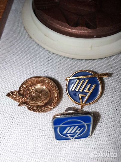 Медаль настольная, знаки Туполев