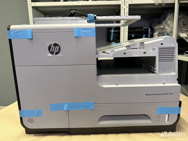 Мфу струйное HP Officejet Enterprise X585dn MFP