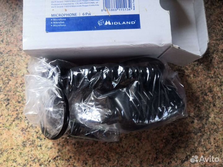 Микрофон для св рации мидланд-алан