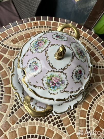 Супница и блюдо Лимож