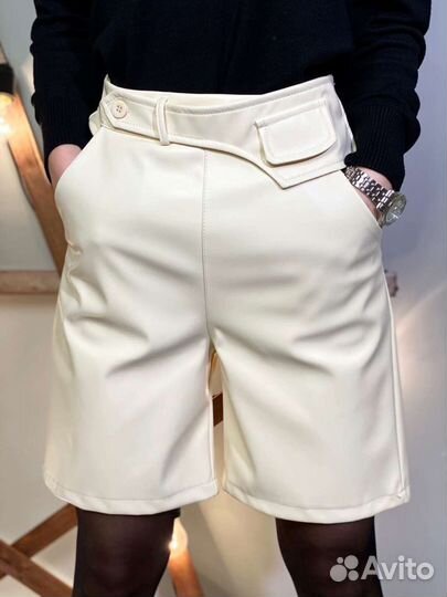 Шорты экокожа новые 44-46