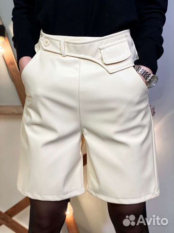 Шорты экокожа новые 44-46