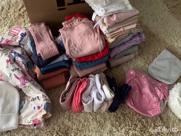 Вещи пакетом на девочку 86-92