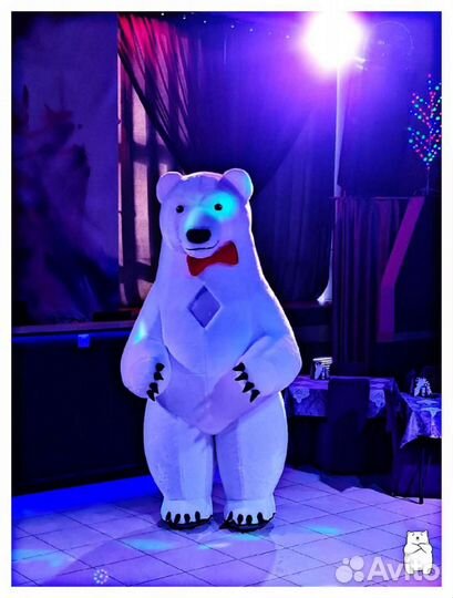 Мишка Умка пневмо медведь аниматор мишка аниматор