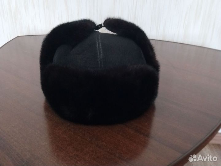 Норковая шапка мужская 60 размер