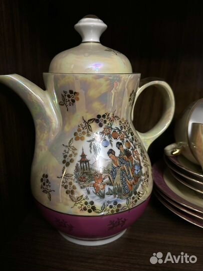 Винтажный кофейный сервиз «Мадонны.Гейши»