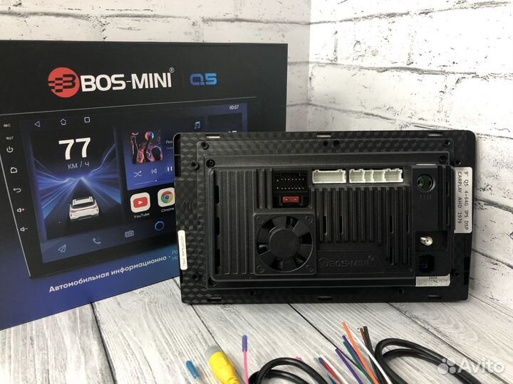 Магнитола андроид bos-mini q5 4/64 8 ядер