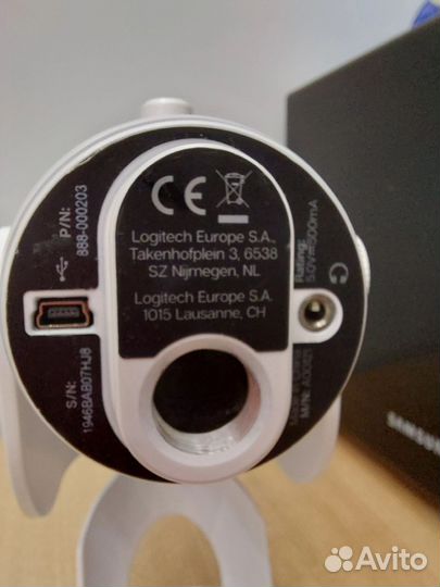 Usb микрофон Logitech blue yeti белый