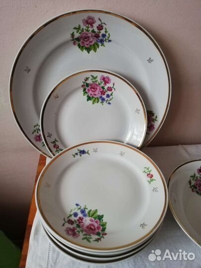 Столовый сервиз времен СССР