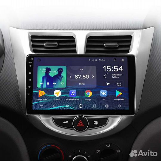 Магнитола Android Hyundai Solaris 2010-2016