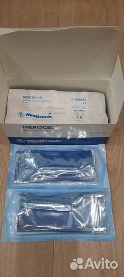 Носовые Тампоны Мероцель (с ниткой) - арт. 440402