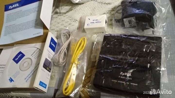 Модем adsl zixel p660
