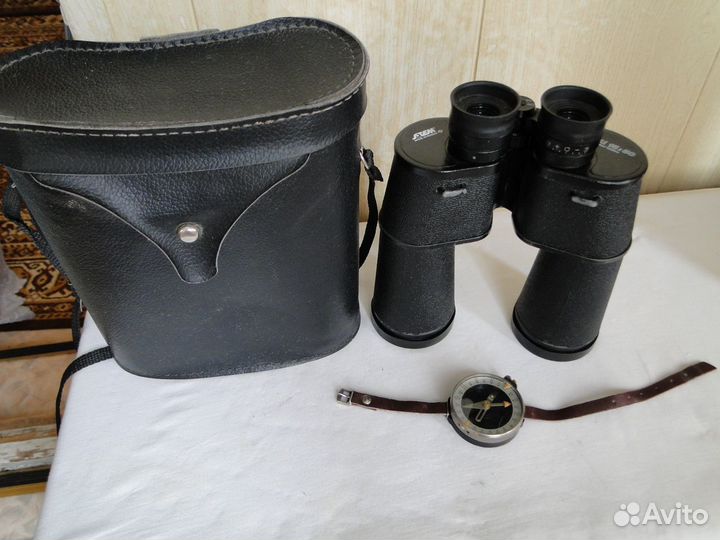 Бинокль+ компас