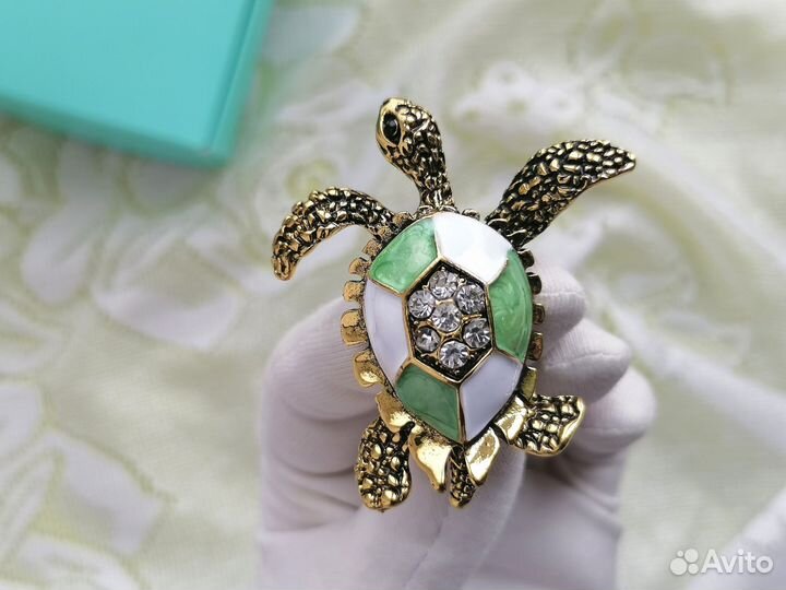 Брошь милейшая черепашка