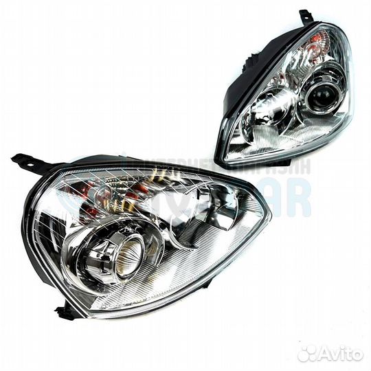 Фары Приора BI-LED хром 2.5
