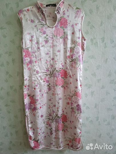 Платье шёлк в японском стиле