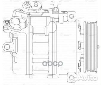 Компрессор кондиционера lcac 26E6 luzar