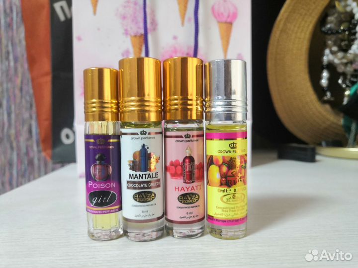 Духи масляные, стойкие