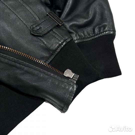 Кожаная куртка Bikkembergs Leather jacket