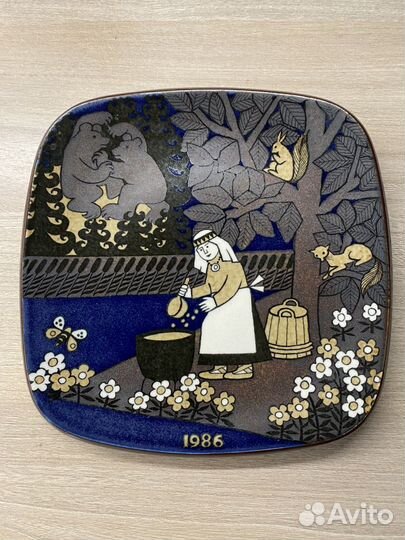 Финская тарелка Arabia-Finland 1986