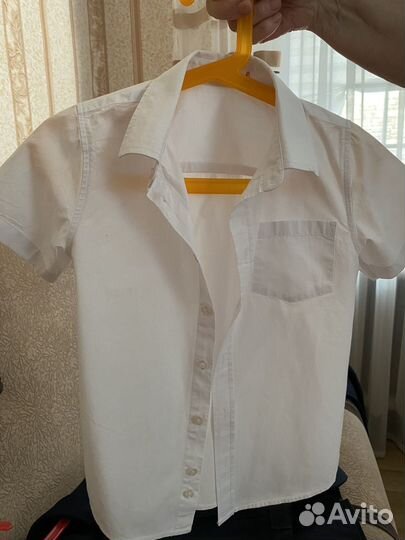 Рубашка школьная для мальчика 122