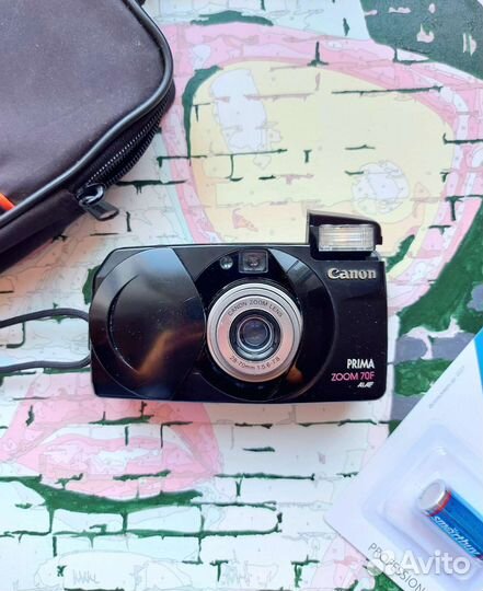 Canon Prima Zoom 70F плёночный фотоаппарат