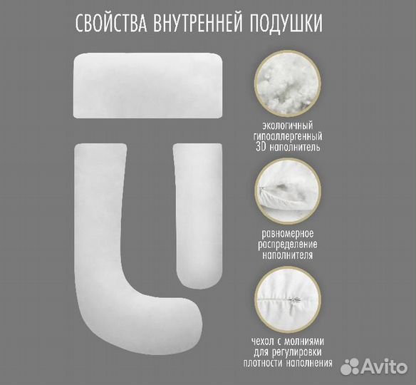 Подушка для беременных бу