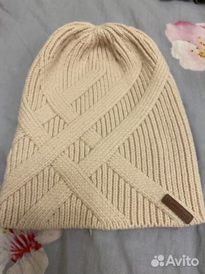 Шапка зимняя женская вязанная