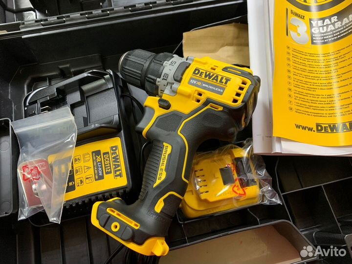 Дрель-шуруповерт dewalt DCD701D2 (12в)