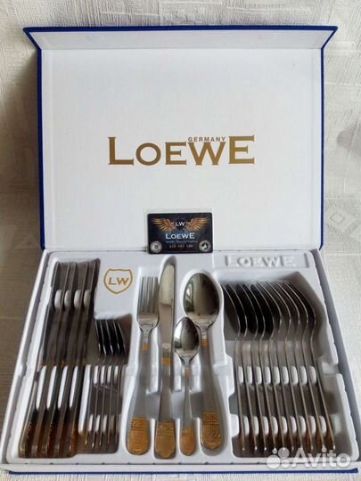 Набор столовых приборов Германия золото