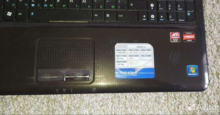 Ноутбук asus k50ab