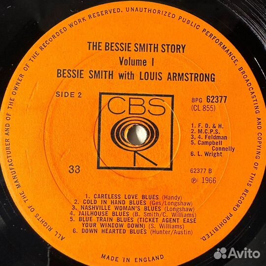 Bessie Smith – The Bessie Smith Story - Vol.1