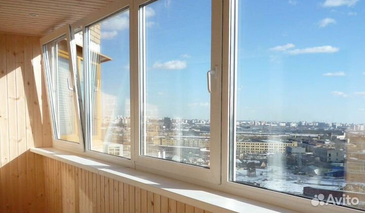 Остекление балконов и лоджий в рассрочку B3593