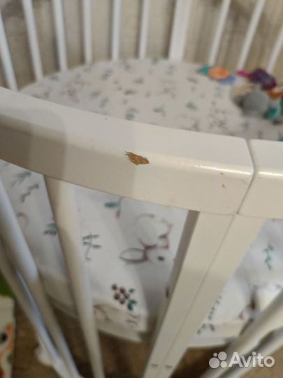 Детская кровать для новорожденных круглая