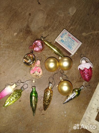 Новогодние ёлочные мини-игрушки