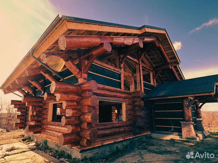 Банный комплекс из сруба, проект 