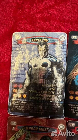 Редкие карточки человек-паук 4шт