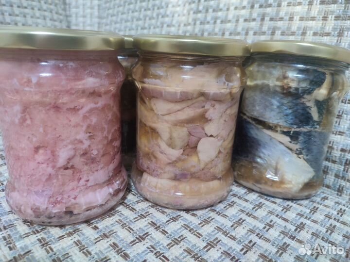 Печень трески из Мурманска, Тунец, скумбрия