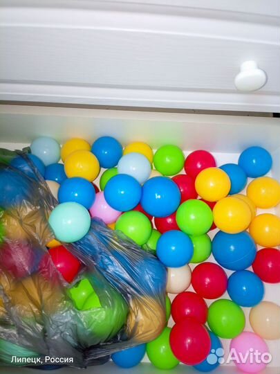 Сухой бассейн с шариками бу