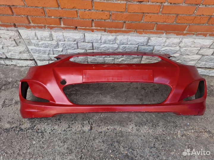 Бампер на hyundai solaris