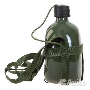 Фляга походная 1 литр, фляжка армейская