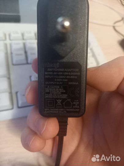 Зарядное устройство microusb 3м 2000mA